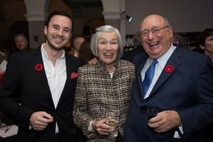 Sandy White, Nancy Grant and Guest of Honour David Angus